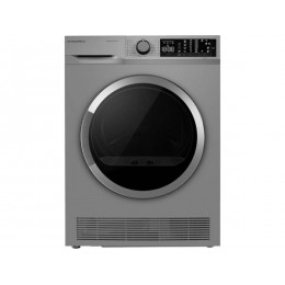 Сушильная машина MAUNFELD MFDM158SL400, 8 кг, конденсационная, 60 см, нерж. сталь, эл. управление, 15 режимов, защита от детей, антисмятие, отсрочка старта, внутр. подсветка.
