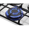 Варочная панель MEFERI MGH604WH GLASS ULTRA - Газовая плита с стеклянной поверхностью, 60 см, 4 конфорки