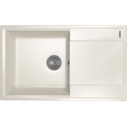 Мойка Florentina Консул 840 (SKU: 27721), кварцевая, 1 чаша, с крылом, 840х500 мм