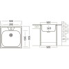 Мойка Ukinox Стандарт STD500.500 -4C 0C - Качественная и Надежная Мойка для Вашей Кухни