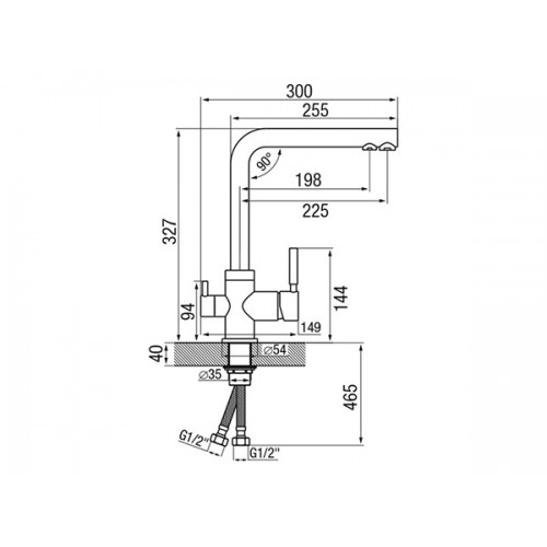 Смеситель Longran Sprint Universal LM2194 - 93 BR Marone: Качественное решение для вашей кухни