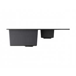 Мойка 34625 Omoikiri Daisen 78-2-BL Artgranit, 780x510мм, врезная, черный