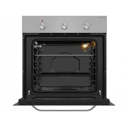 Духовой шкаф MEFERI MEO604IX LIGHT 60 см, нерж. сталь, 60 л, гриль, таймер, 4 режима, А, 2350 Вт, SKU 29326