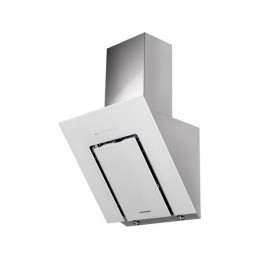 Вытяжка Kuppersberg F 660 W, наклонная 60 см, 1300 м3/ч, нержавеющая сталь, белая, 5 скоростей, пульт ДУ, 43 дБ, SKU 24228.