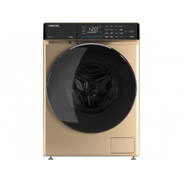 Стиральная машина HIBERG i-DDQ9 - 712 G, 7кг, A+++, инверторный двигатель, 1200 об/мин, золотистая. SKU 28428