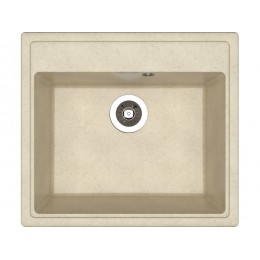 Мойка Dr.Gans НИКА 570 дюна, SKU 20929, мрамор, 1 чаша, 570x510 мм