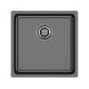 Мойка Paulmark Vista 44 PM304444-GM из вороненой стали – надежное решение для вашей кухни