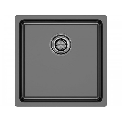 Мойка Paulmark Vista 44 PM304444-GM из вороненой стали – надежное решение для вашей кухни