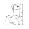 Вытяжка KRONA ALVA 600 White S - Эффективное решение для кухни с современным дизайном