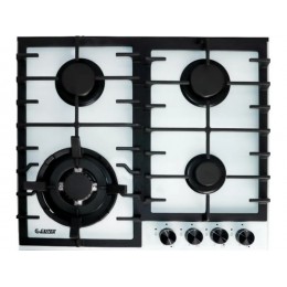 Варочная панель EXITEQ EXH-204 58 см, газовая, белая, 4 конфорки, SKU 28530