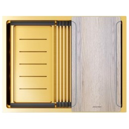 Мойка Paulmark 30931, 1 чаша, 580x450 мм, нержавеющая сталь AISI 304, универсальная.