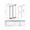 Холодильник HIBERG S-RFS 800 W Inverter - Встраиваемый холодильник с высокой энергоэффективностью