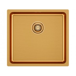 Мойка Paulmark Vista 48 PM304844-BG, нержавеющая сталь, 1 чаша, 480x440 мм, SKU 33132.