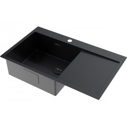 Мойка Omoikiri Akisame 86-L 34132, врезная, нерж. сталь, 860х510 мм, слева, шумоподавляющее.