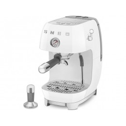 Кофемашина SMEG ECF03WHEU, рожковая, 15 бар, 1.6 л, 1650 Вт, SKU 33233