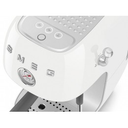 Кофемашина SMEG ECF03WHEU, рожковая, 15 бар, 1.6 л, 1650 Вт, SKU 33233
