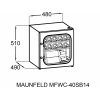 Винный шкаф MAUNFELD MFWC-40SB14: идеальное решение для хранения вин при оптимальной температуре