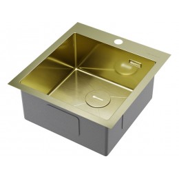 Мойка Omoikiri Akisame 46-LG нерж. сталь/светлое золото (4973081)