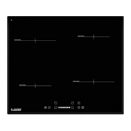 Варочная панель EXITEQ EXH-312IB 60 см, индукционная, черная, 4 конфорки, сенсорное управление, SKU 19836