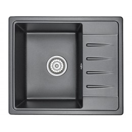 Мойка Granula ST-5803, 37138, врезная, кварцевая, 1 чаша, 580x500 мм, с крылом