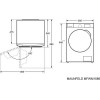 Стирально-сушильная машина MAUNFELD MFWM1586WHS - высокоэффективное решение для вашего дома