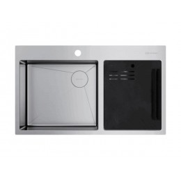 Мойка Omoikiri Akisame 86-2 Side-IN нерж. сталь/нержавеющая сталь (4997021)