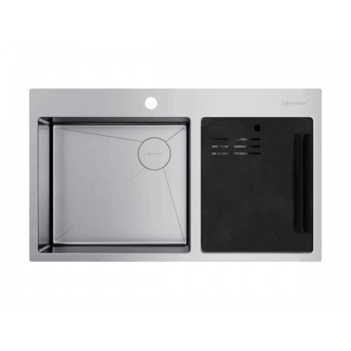 Мойка Omoikiri Akisame 86-2 Side-IN нерж. сталь/нержавеющая сталь (4997021)