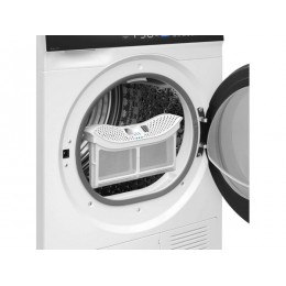 Сушильная машина MEFERI 30940, 10 кг, A+++, инверторный мотор, белая/черная дверь