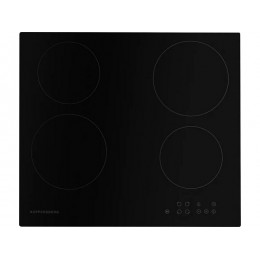 Варочная панель Kuppersberg ECO 601 59 см, черная, стеклокерамика, SKU 21940