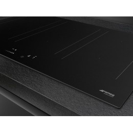 Варочная панель SMEG SIM3864N 80 см, индукционная, черный матовый, 6 зон, сенсорное управление, 11100 Вт, SKU 36342
