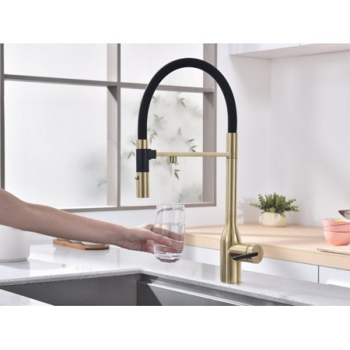 Смеситель Paulmark Magneto One Ma213188-LG в светлом золоте – элегантный выбор для вашего интерьера