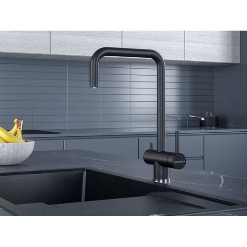 Смеситель Paulmark Wetter We213030-BLM (418) в черном металлике - стиль и надежность для вашей кухни