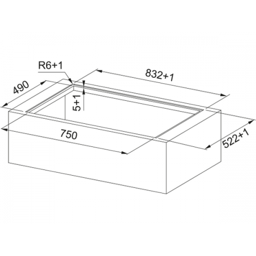 Варочная панель Franke FMY 8362 SBM R HI (340.0731.789) индукционная с вытяжкой