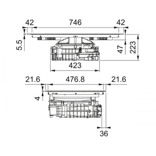 Варочная панель Franke FMY 8362 SBM R HI (340.0731.789) индукционная с вытяжкой