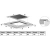 Варочная панель Bertazzoni P604I1B26NVS индукционная