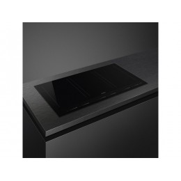 Варочная панель SMEG 28146, индукционная 90 см, черная стеклокерамика, 6 зон, мультислайдер.