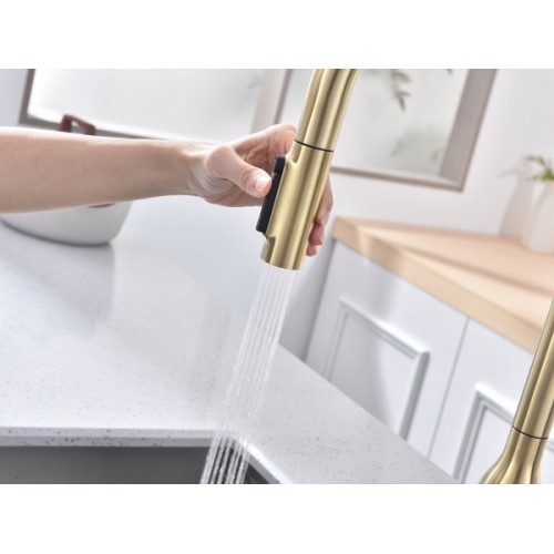 Смеситель Paulmark Universal Un213880-LG (SBG) - Светлое Золото | Качественные Смесители для Вашей Кухни и Ванной