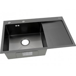 Мойка Arona ARS 780.505 L BLACK (чаша слева) черный