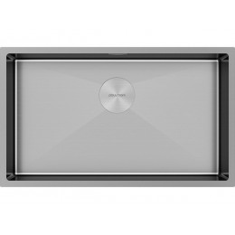 Мойка Paulmark Next 74 uni PM217444-BS, нержавеющая сталь, 740х440 мм, 1 чаша, 1,2 мм, SKU 26348