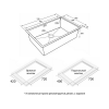 Мойка Paulmark Next 74 uni PM217444-BS из брашированной стали - Качественное решение для вашей кухни
