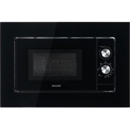 СВЧ-печь GRAUDE MWG 38.0 S, встраиваемая 60 см, 20 л, 700 Вт, черное стекло, SKU 28249