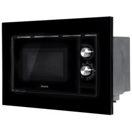 СВЧ-печь GRAUDE MWG 38.0 S, встраиваемая 60 см, 20 л, 700 Вт, черное стекло, SKU 28249