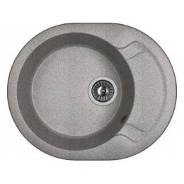 Мойка Dr.Gans БЕРТА 580, мрамор, 1 чаша, крыло, перелив, SKU 21050