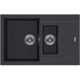 Мойка Kuchenstern PLAT 60-2 антрацит SKU 30851, 780x500 мм, акрил, врезная