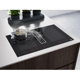 Варочная панель Franke FMA 8391 HI (35552) 83 см, черная, индукционная с вытяжкой, 4 зоны, Booster.
