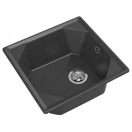 Мойка Granfest GF-U-500, 50 см, мрамор, 1 чаша, 500x500 мм, SKU 13953