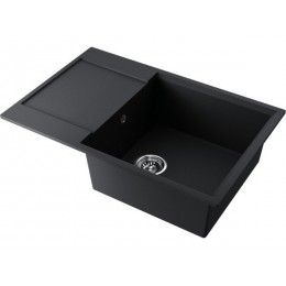Мойка Omoikiri Daisen 78-LB-BL 34653 Artgranit, 780x510, 10 мм, врезная, черный