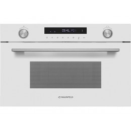 СВЧ-печь MAUNFELD MBMO349GW 60 см, белая, 34 л, 1450 Вт, гриль, сенсорное управление, 8 программ, SKU 36153