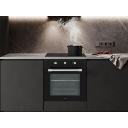 Духовой шкаф KRONA SERA 60 BL, SKU 19255, черный, 72 л, электрический гриль, класс А