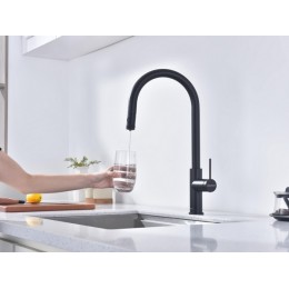 Смеситель Paulmark Ga213077-AN, латунь, поворотный излив 180°, высота 477 мм, SKU 26758